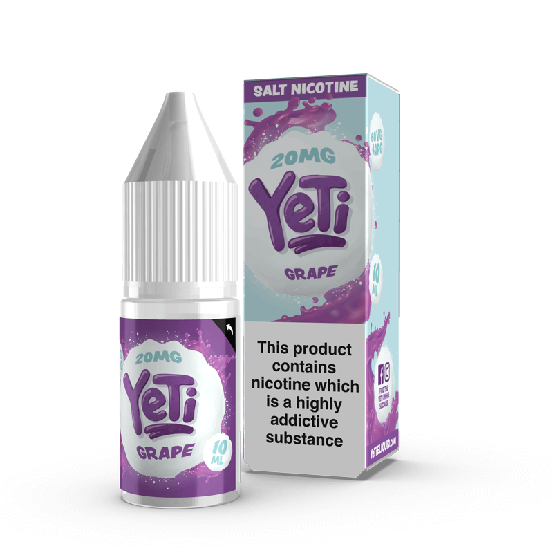 Grape Yeti Nic Salt E-Liquid (10ml)