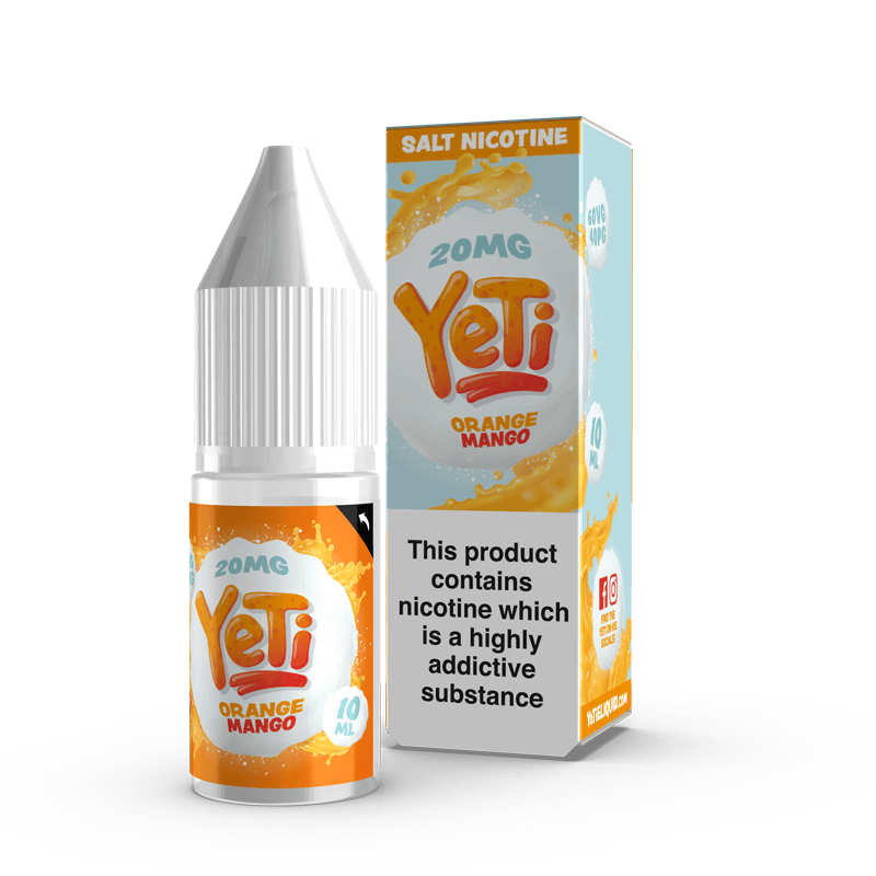 Orange Mango Yeti Nic Salt E-Liquid (10ml)
