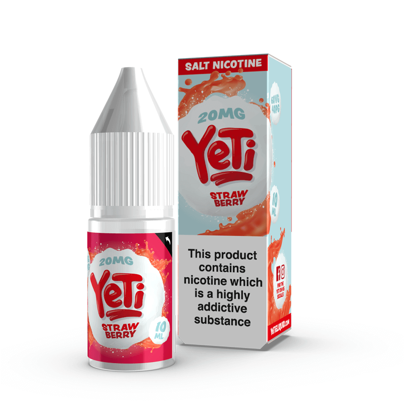 Strawberry Yeti Nic Salt E-Liquid (10ml)