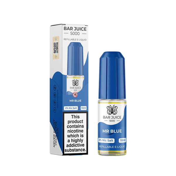 Mr Blue Bar Juice 5000 Nic Salt E-Liquid (10ml)