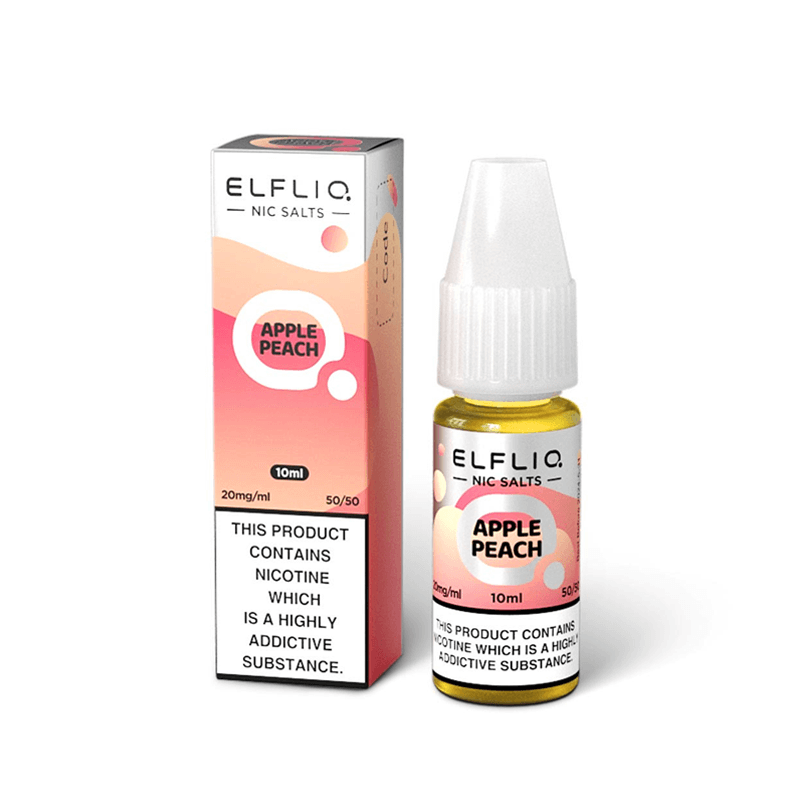 Apple Peach Elfliq Elf Bar Nic Salt E-Liquid (10ml)