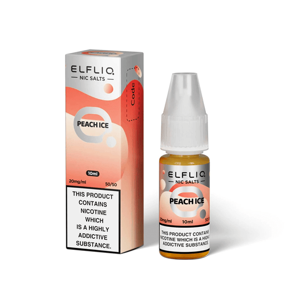 Peach Ice Elfliq Elf Bar Nic Salt E-Liquid (10ml)